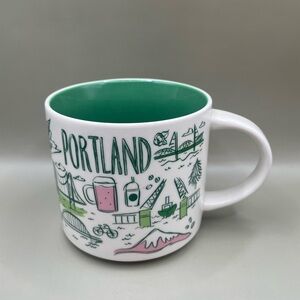 Starbucks 2018 PORTLAND Been There Series 14oz Coffee Mug Cup No Box NWOT
